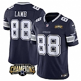 Men & Women & Youth Dallas Cowboys #88 CeeDee Lamb Navy 2023 F.U.S.E. NFC East Champions Patch Stitched Jersey,baseball caps,new era cap wholesale,wholesale hats